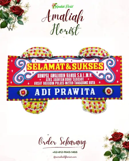 Papan Bunga Ucapan Selamat Mendut