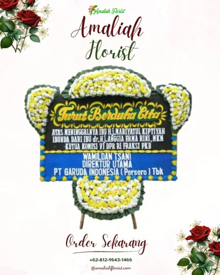 Papan Bunga Duka Mendut